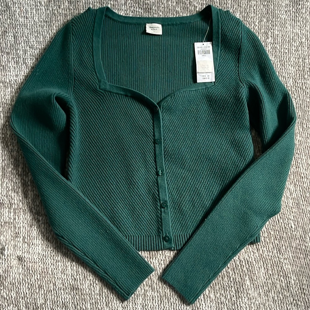 NWT A&F ribbed cardigan